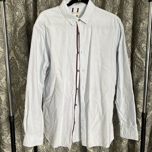 Organic cotton shirt, pale blue